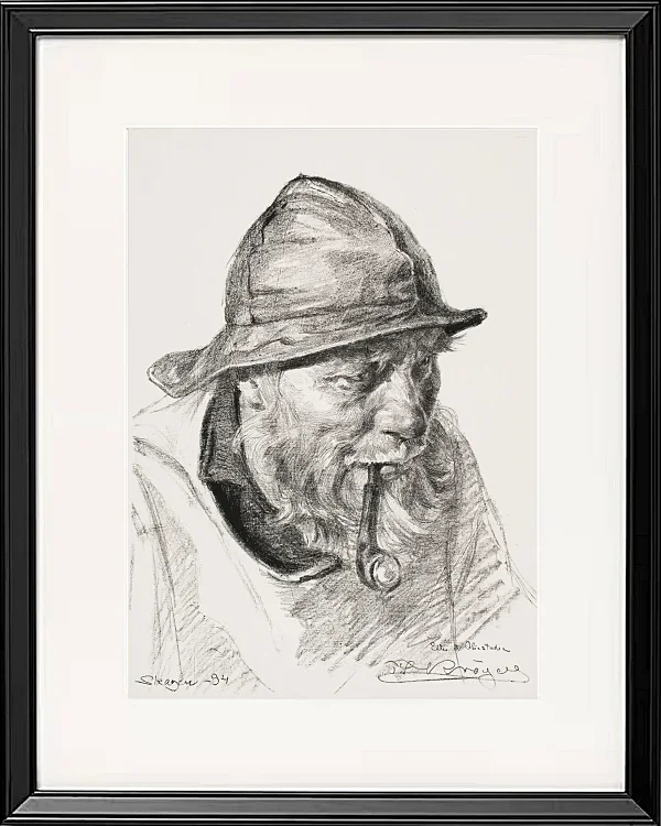 Kopf eines Skagen Fischers – 1893