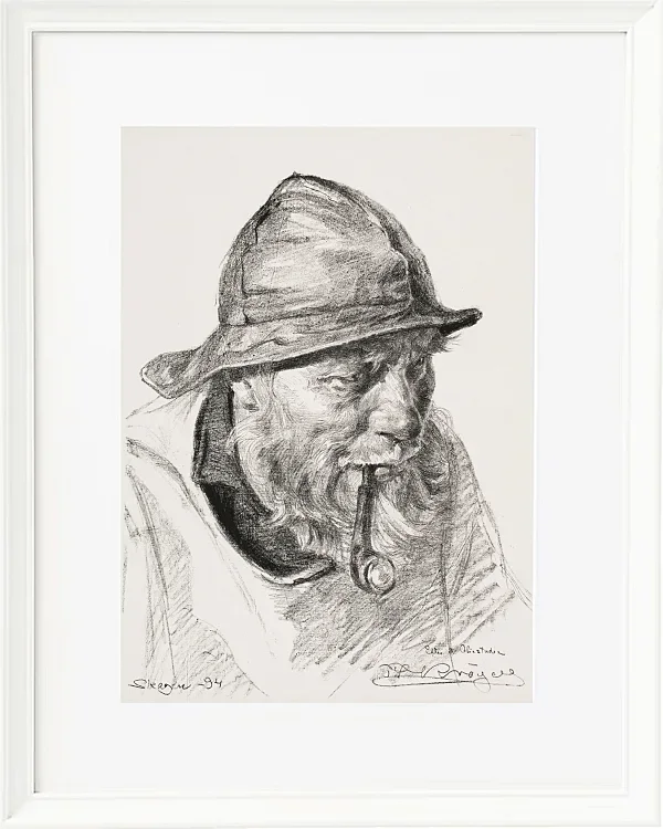 Kopf eines Skagen Fischers – 1893