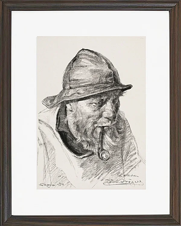 Kopf eines Skagen Fischers – 1893