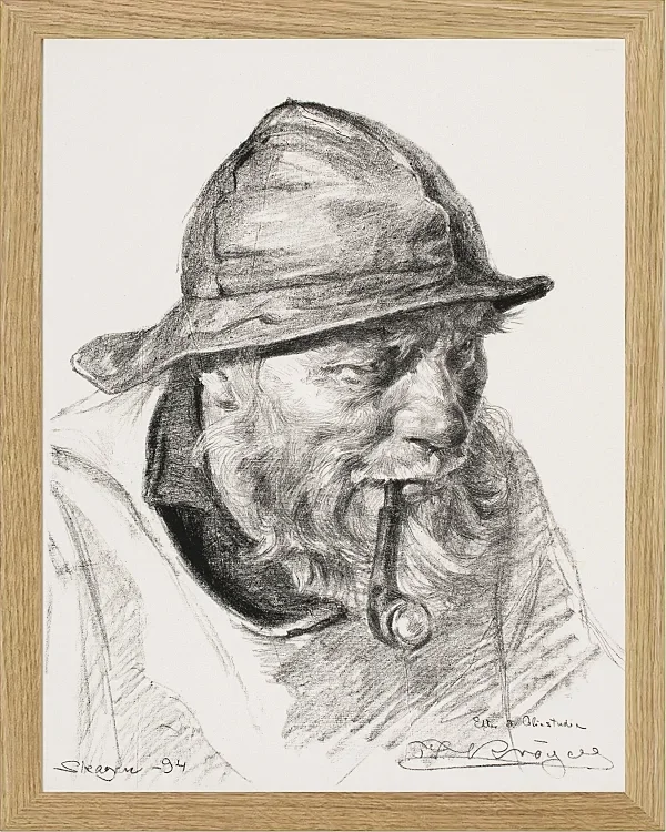 Kopf eines Skagen Fischers – 1893