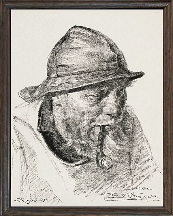 Kopf eines Skagen Fischers – 1893