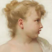 Kopf eines kleinen Mädchens - 1888