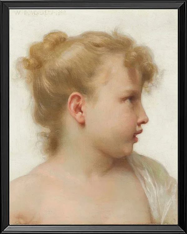 Kopf eines kleinen Mädchens - 1888
