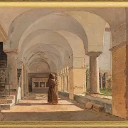 Kreuzgang von San Lorenzo fuori le mura, Rom  - 1837