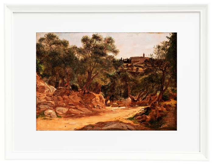 Olive Grove from Tivoli near Rome - 1839