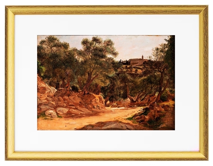 Olive Grove from Tivoli near Rome - 1839