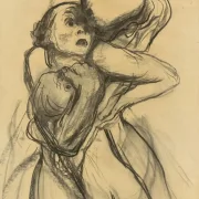 Käthe Kollwitz | Døden når ud til børnene - 1921 | Indrammet kunsttryk | Realisme