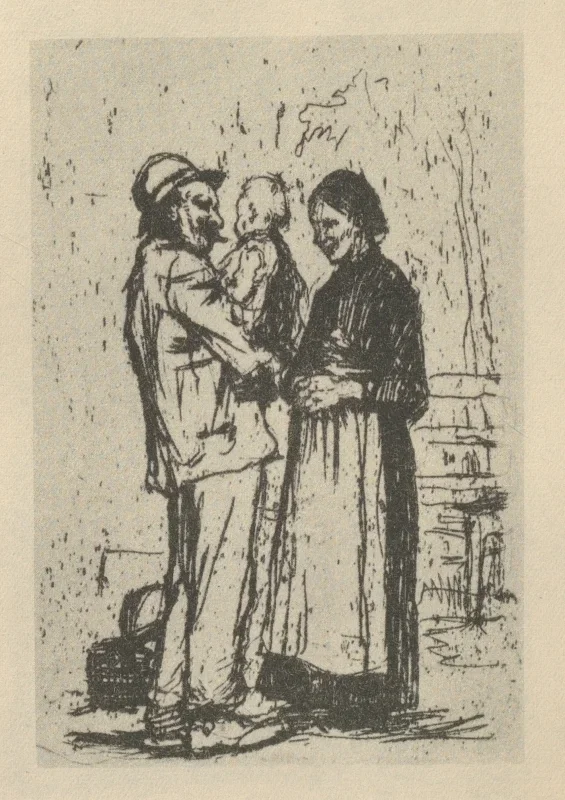 Käthe Kollwitz | Velkommen – 1925 | Indrammet kunsttryk | Realisme
