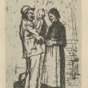 Käthe Kollwitz | Velkommen – 1925 | Indrammet kunsttryk | Realisme
