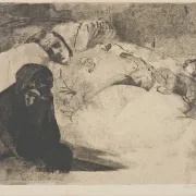 Käthe Kollwitz – Arbeitslosigkeit 1909 | Giclée Kunstdruck gerahmt
