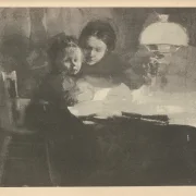 Käthe Kollwitz | Kunstneren med sin søn – 1925 | Indrammet kunsttryk | Realisme