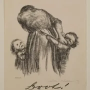 Käthe Kollwitz | Brød! - 1892 | Indrammet kunsttryk | Realisme