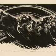 Käthe Kollwitz | De frivillige – 1922 | Indrammet kunsttryk | Realisme