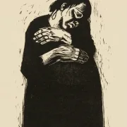 Käthe Kollwitz | Enken I – 1922 | Indrammet kunsttryk | Realisme