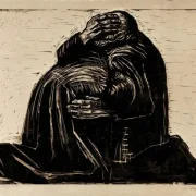 Käthe Kollwitz | Forældrene – 1916 | Indrammet kunsttryk | Realisme