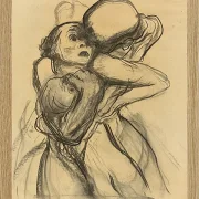 Käthe Kollwitz – Der Tod greift nach den Kindern 1921 | Giclée Kunstdruck gerahmt