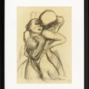 Käthe Kollwitz – Der Tod greift nach den Kindern 1921 | Giclée Kunstdruck gerahmt