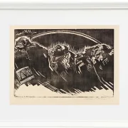 Käthe Kollwitz – Die Freiwilligen 1921 | Giclée Kunstdruck gerahmt