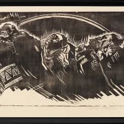 Käthe Kollwitz – Die Freiwilligen 1921 | Giclée Kunstdruck gerahmt