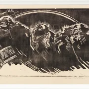 Käthe Kollwitz – Die Freiwilligen 1921 | Giclée Kunstdruck gerahmt