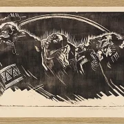 Käthe Kollwitz – Die Freiwilligen 1921 | Giclée Kunstdruck gerahmt