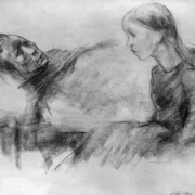 Käthe Kollwitz | Die kranke Mutter - 1920 | Gerahmter Kunstdruck | Realismus