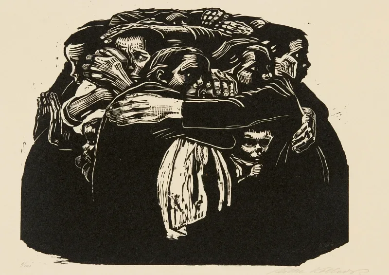 Käthe Kollwitz | Mødrene - 1921 | Indrammet kunsttryk | Realisme