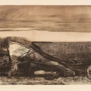 Käthe Kollwitz | Ploverne - 1907 | Indrammet kunsttryk | Realisme