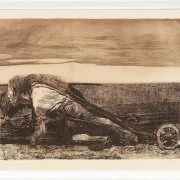 Käthe Kollwitz – Die Pflüger 1907 | Giclée Kunstdruck gerahmt