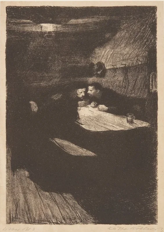 Käthe Kollwitz | Væveropstand, høring – 1898 | Indrammet kunsttryk | Realisme