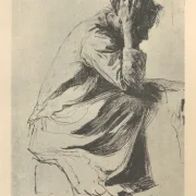 Käthe Kollwitz | Kvinde ved vugge 1 – 1925 | Indrammet kunsttryk | Realisme