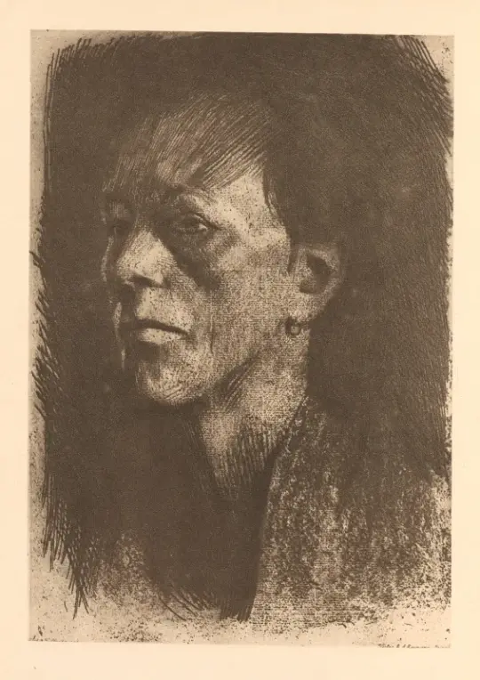 Käthe Kollwitz | Frauen 12 - 1925 | Gerahmter Kunstdruck | Realismus
