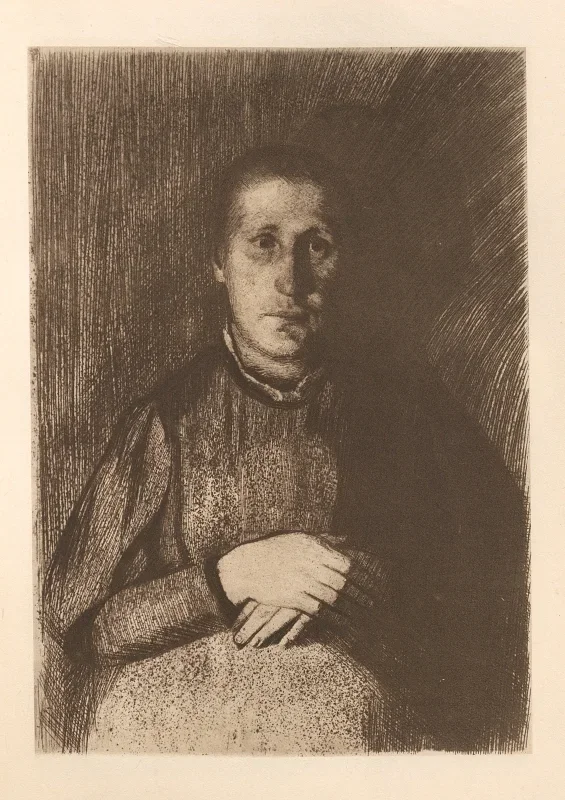 Käthe Kollwitz | Kvinder 14 - 1925 | Indrammet kunsttryk | Realisme