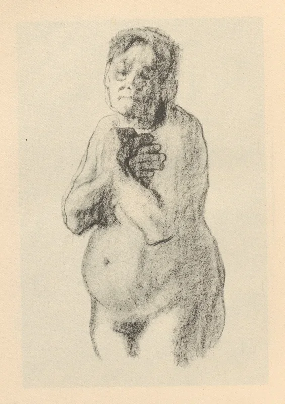 Käthe Kollwitz | Kvinder 8 - 1925 | Indrammet kunsttryk | Realisme