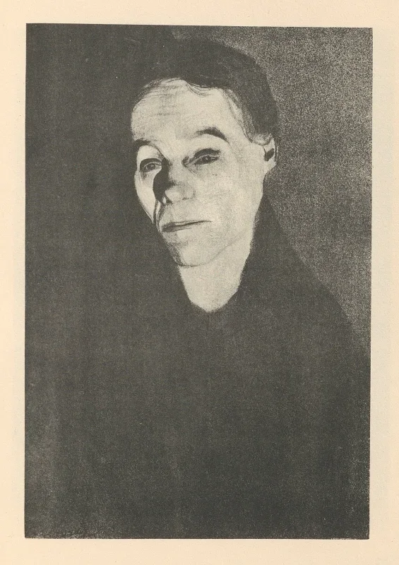 Käthe Kollwitz | Kvinder 9 - 1925 | Indrammet kunsttryk | Realisme