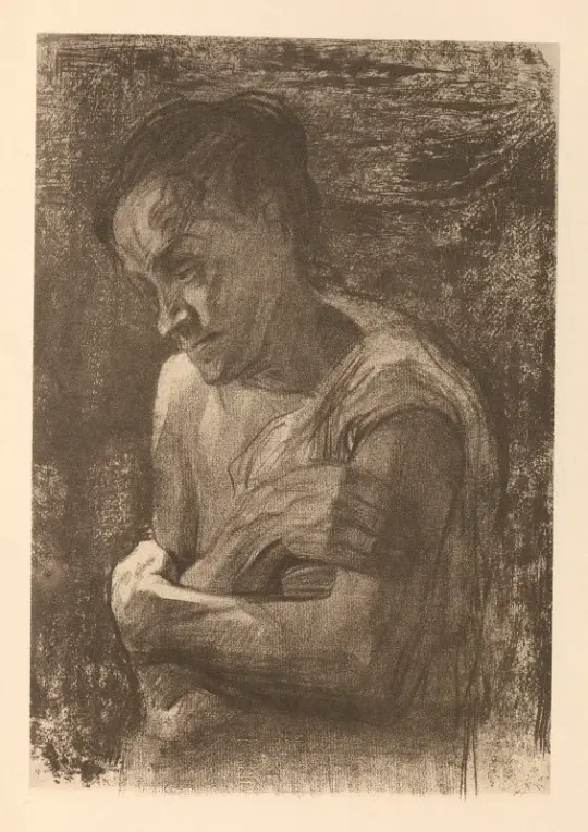 Käthe Kollwitz | Kvinder 10 - 1925 | Indrammet kunsttryk | Realisme