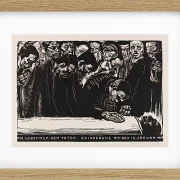 Käthe Kollwitz – Gedenkblatt für Karl Liebknecht 1919 | Giclée Kunstdruck gerahmt