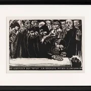 Käthe Kollwitz – Gedenkblatt für Karl Liebknecht 1919 | Giclée Kunstdruck gerahmt