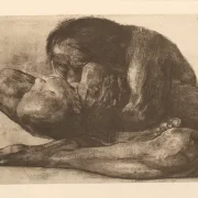 Käthe Kollwitz | Dødt barn - 1925 | Indrammet kunsttryk | Realisme