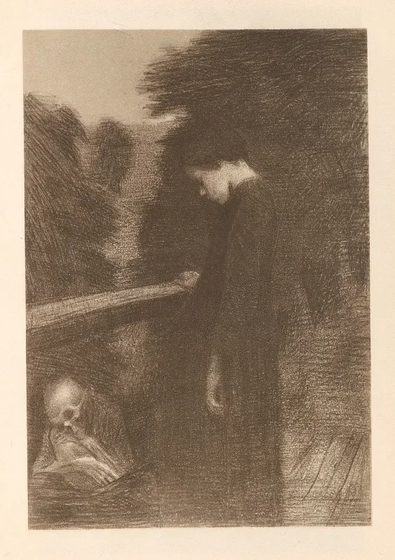 Käthe Kollwitz | Gretchen 2 - 1925 | Indrammet kunsttryk | Realisme