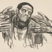 Käthe Kollwitz | Hjælp Rusland - 1921 | Indrammet kunsttryk | Realisme