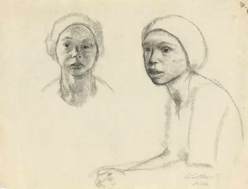 Käthe Kollwitz – Lotte 1928 | Giclée Kunstdruck gerahmt