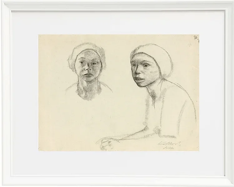 Käthe Kollwitz – Lotte 1928 | Giclée Kunstdruck gerahmt