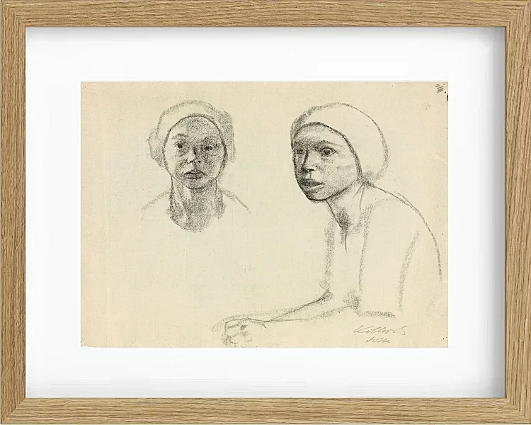 Käthe Kollwitz – Lotte 1928 | Giclée Kunstdruck gerahmt