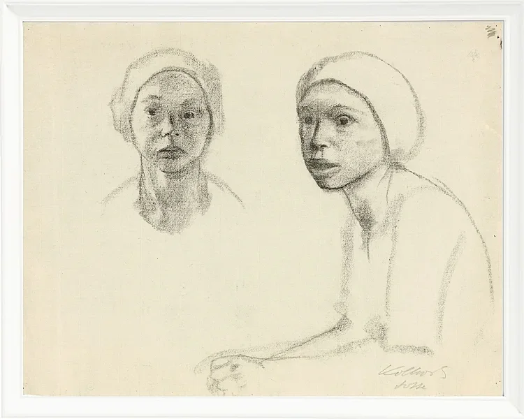 Käthe Kollwitz – Lotte 1928 | Giclée Kunstdruck gerahmt