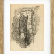 Käthe Kollwitz – März Friedhof 1913 | Giclée Kunstdruck gerahmt