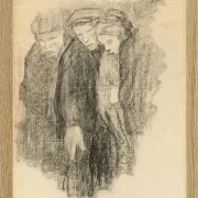 Käthe Kollwitz – März Friedhof 1913 | Giclée Kunstdruck gerahmt