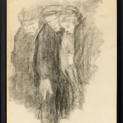 Käthe Kollwitz – März Friedhof 1913 | Giclée Kunstdruck gerahmt