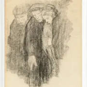 Käthe Kollwitz – März Friedhof 1913 | Giclée Kunstdruck gerahmt