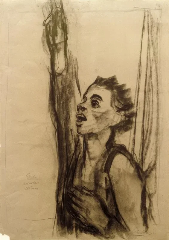 Käthe Kollwitz | Aldrig mere krig – 1923 | Indrammet kunsttryk | Realisme